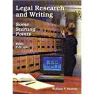 Legal Research and Writing