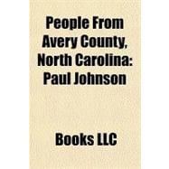People from Avery County, North Carolina