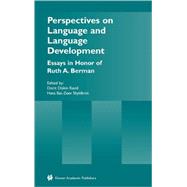 Perspectives On Language And Language Development