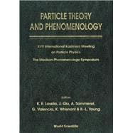 Particle Theory and Phenomenology: Proceedings of the 17th International Kazimierz Meeting on Particle Physics