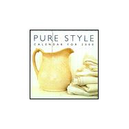 Pure Style Wall Calendar for 2000