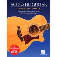 Acoustic Guitar Lesson Pack 5 Best-Selling Guitar Publications in One Great Package! 4 Books and 1 DVD