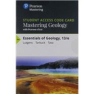 MasteringGeology with Pearson eText -- Standalone Access Card -- for Essentials of Geology(1 year)