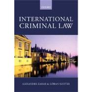 International Criminal Law A Critical Restatement