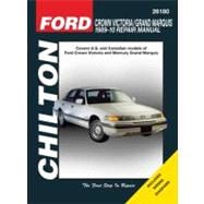 Chilton Ford Crown Victoria 1989 - 10 Repair Manual