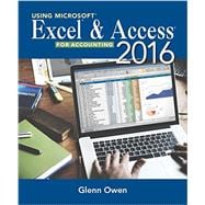 Using Microsoft Excel and Access 2016 for Accounting