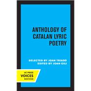 Anthology of Catalan Lyric Poetry