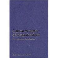 Critical Analysis of Organizations : Theory, Practice, Revitalization
