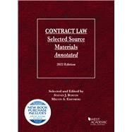 Burton and Eisenberg's Contract Law, Selected Source Materials Annotated, 2022 Edition