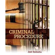 MindTap Criminal Justice, 1 term (6 months) Printed Access Card for Samaha's Criminal Procedure