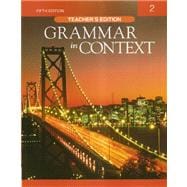 Grammar In Context 2 Te