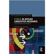 Ethics in Applied Linguistics Research: Language Researcher Narratives