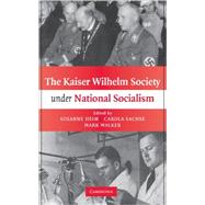 The Kaiser Wilhelm Society under National Socialism