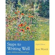 Steps to Writing Well with Additional Readings, 8th Edition