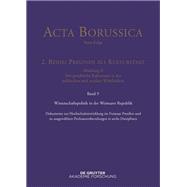 Wissenschaftspolitik in der Weimarer Republik