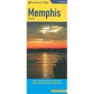 American Map Memphis, Tennessee: Points of Interest; Recreation Areas; City Insets' Highways and Connecting Roads; Schools' Airports