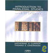 Introduction to Paralegal Studies : A Critical Thinking Approach