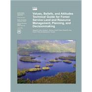 Values, Beliefs, and Attitudes Technical Guide for Forest Service Land and Resource Management, Planning, and Decisionmaking