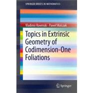 Topics in Extrinsic Geometry of Codimension - One Foliations