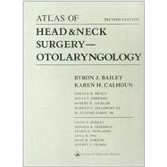 Atlas of Head and Neck Surgery -- Otolaryngology