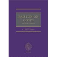 Friston on Costs book cover, ISBN 9780192869081