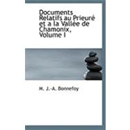 Documents Relatifs Au Prieure Et a La Vallee De Chamonix