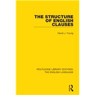 The Structure of English Clauses