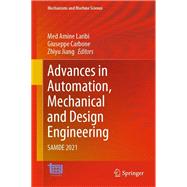 Advances in Automation, Mechanical and Design Engineering