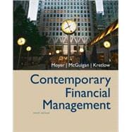 Contemporary Financial Management with infotrac (Student Edition)