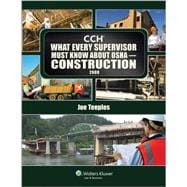 What Every Supervisor Must Know About Osha Construction 2008,9780808019084