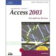 New Perspectives on Microsoft Office Access 2003 : CourseCard Edition, Introductory