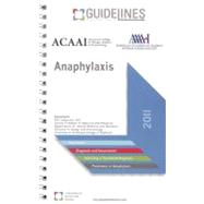 Anaphylaxis Guidelines Pocketcard 2011