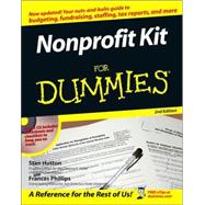 Nonprofit Kit For Dummies<sup>®</sup>, 2nd Edition,9780764599095