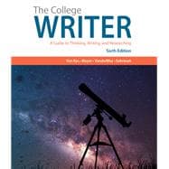 The College Writer: A Guide to Thinking, Writing, and Researching (with 2019 APA Updates)