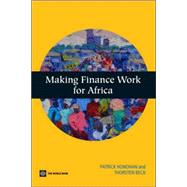 Making Finance Work for Africa