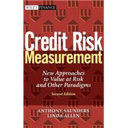 Credit Risk Measurement: New Approaches to Value at Risk and Other Paradigms, 2nd Edition
