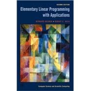 Elementary Linear Programming With Applications