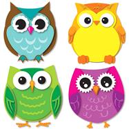 Colorful Owls Cut-outs