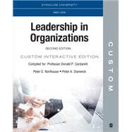 CUSTOM: Syracuse University MBC 639 Leadership in Organizations Custom Interactive eBook 2e