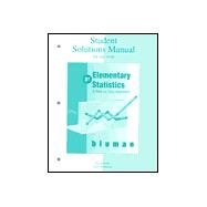 Student Solutions Manual for Use With Elementary Statistics: A Step by Step Approach