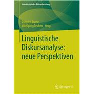 Linguistische Diskursanalyse: neue Perspektiven