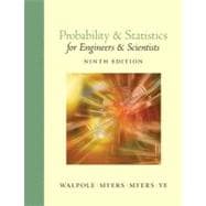 Probability and Statistics for Engineers and Scientists