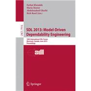 SDL 2013: Model Driven Dependability Engineering