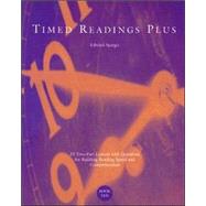 Timed Readings Plus, Book Ten : 25 Two-Part Lessons with Questions for Building Reading Speed and Comprehension