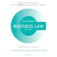 Business Law Concentrate Law Revision and Study Guide