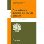 Perspectives in Business Informatics Research