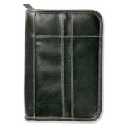 Distressed Leather-Look™ Black with Stitching Accent XL