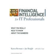 Financial Intelligence for IT Professionals : What You Really Need to Know about the Numbers