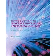 Introduction to Mathematical Programming - Third Edition