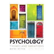 Bundle: Psychology: Themes & Variations, Loose-leaf Version, 10th + MindTap® Psychology, 1 term (6 months) Printed Access Card